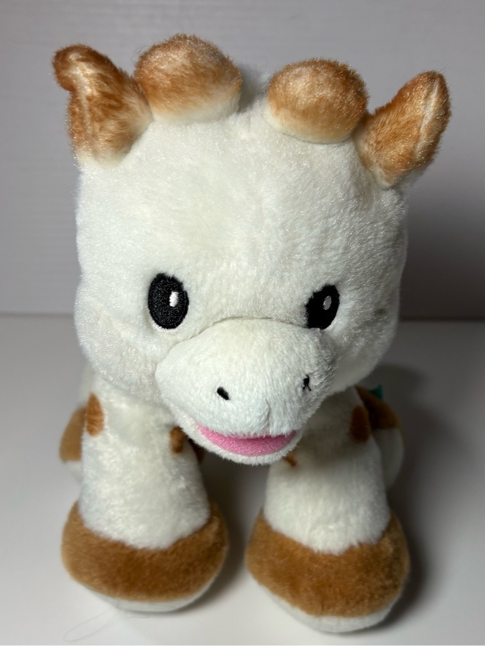 Plush White and Tan Sophie la Giraffe -Made in France